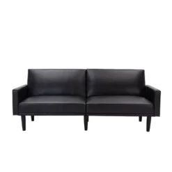 Faux Leather Futon Sofa With Arms Black - Room Essentials™ 12 Faux Leather Futon Sofa With Arms Black - Room Essentials™ -Room Essentials Shop GUEST 095f658f 5ce1 4340 8445 617be630fe35