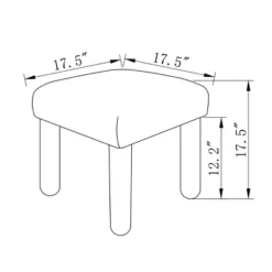 Upholstered Square Stool Ottoman - Room Essentials™ 7 Upholstered Square Stool Ottoman - Room Essentials™ -Room Essentials Shop GUEST 1027b4ec f9e7 43b0 a376 ad742a5cc380