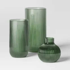 3pc Vase Set Ribbed Glass - Room Essentials™ 9 3pc Vase Set Ribbed Glass - Room Essentials™ -Room Essentials Shop GUEST 191484ea d134 46b3 adae eba4ddfacf1b