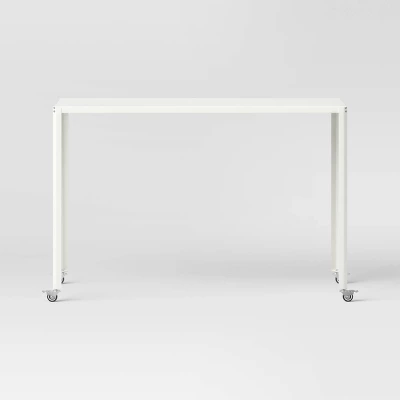 45" Metal Rolling Computer Desk - Room Essentials™ 2 45" Metal Rolling Computer Desk - Room Essentials™ - Image 2