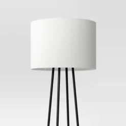 Floor Lamp With Shelves - Room Essentials™: Black Metal, Linen Shade, ETL Listed, 62" Height 5 Floor Lamp With Shelves - Room Essentials™: Black Metal, Linen Shade, ETL Listed, 62" Height -Room Essentials Shop GUEST 3199757b 4951 44d0 87c9 0ab6420bf0ee