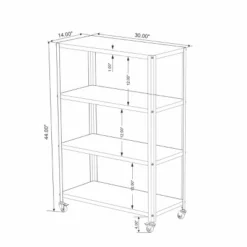 44" 3 Shelf Metal Rolling Bookcase - Room Essentials™ 9 44" 3 Shelf Metal Rolling Bookcase - Room Essentials™ -Room Essentials Shop GUEST 4662c0f8 5e3f 4280 bf06 880e61cf3cfb