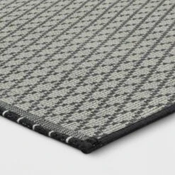 4'x5'6" Small Diamond Area Rug Charcoal Gray - Room Essentials™ 5 4'x5'6" Small Diamond Area Rug Charcoal Gray - Room Essentials™ -Room Essentials Shop GUEST 8a71c9d6 119a 40ae 9167 f7cec448d925