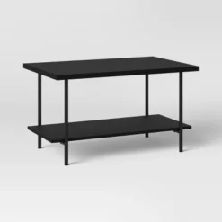 Wood And Metal Coffee Table With Storage Shelf - Room Essentials™ -Room Essentials Shop GUEST a490316f d5b4 45c9 845d 3ab5f1fe6397