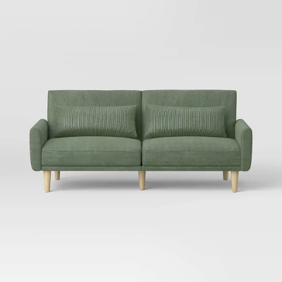 72" Mid Century Modern Futon Sofa - Room Essentials™ 2 72" Mid Century Modern Futon Sofa - Room Essentials™ - Image 2