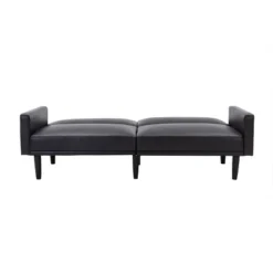 Faux Leather Futon Sofa With Arms Black - Room Essentials™ 13 Faux Leather Futon Sofa With Arms Black - Room Essentials™ -Room Essentials Shop GUEST ba224cac c288 4be2 8a15 ca6bca81424e