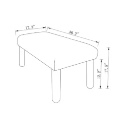 Upholstered Bench Rust Boucle - Room Essentials™ -Room Essentials Shop GUEST c2d31e62 c053 4645 9e96 504186aa77a2