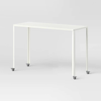 45" Metal Rolling Computer Desk - Room Essentials™ 6 45" Metal Rolling Computer Desk - Room Essentials™ - Image 6