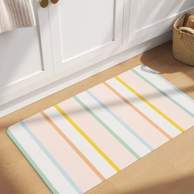 1'8"x2'10" Rectangle Striped Rug - Room Essentials™ 1 1'8"x2'10" Rectangle Striped Rug - Room Essentials™